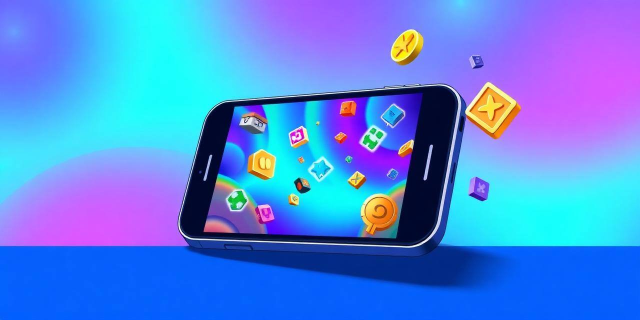 Gracz korzystający ze smartfona